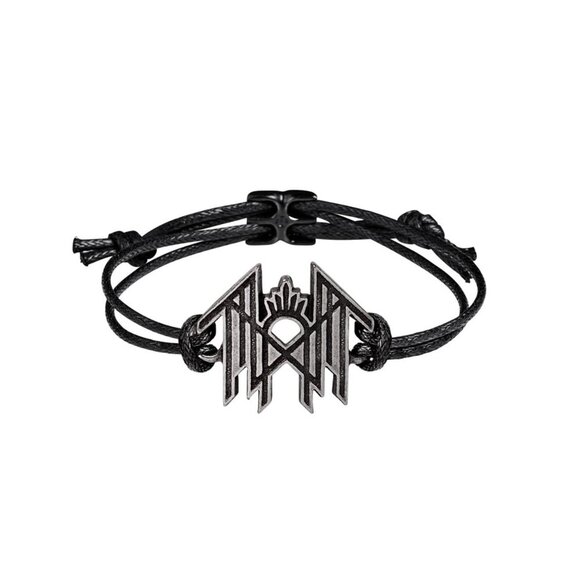 Sleep Token Metal Band Black Cord Bracelet Unisex NWT - Picture 1 of 3